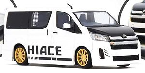 Toyota Hiace 300 Custom Ver. White (Diecast Car)
