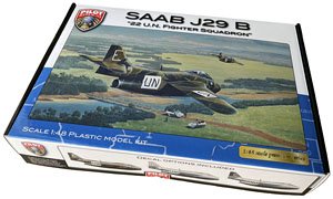 SAAB J29B `22 U.N. Fighter Squadron` (Plastic model)