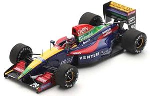Venturi Larrousse LC92 No.29 6th Monaco GP 1992 Bertrand Gachot (ミニカー)