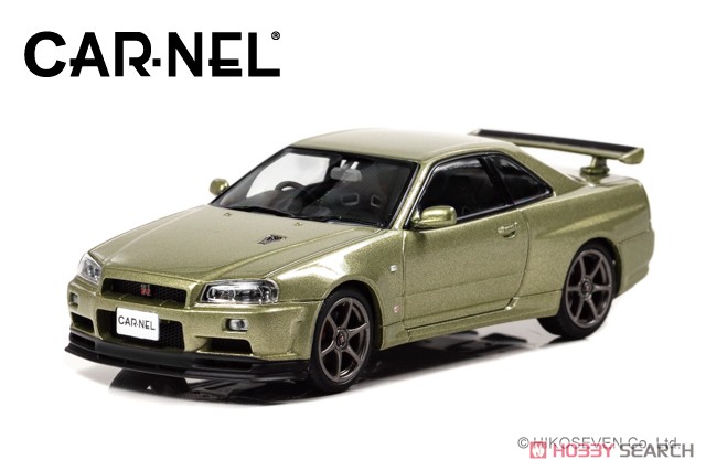 日産 スカイライン GT-R VspecII Nur (BNR34) 2002 Millennium Jade (ミニカー) 商品画像1