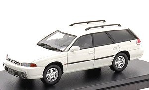 SUBARU LEGACY GRAND WAGON (1996) ピュアホワイト (ミニカー)