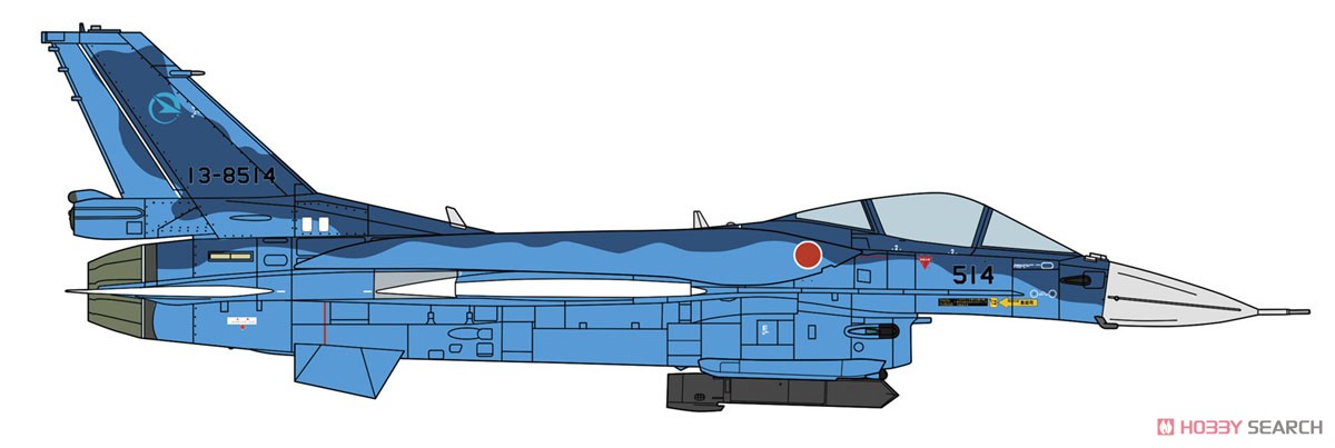 三菱 F-2A改 (プラモデル) 塗装1