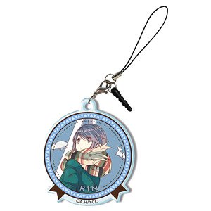 [Laid-Back Camp] Acrylic Earphone Jack Accessory Ver.5 Design 05 (Rin Shima/B) (Anime Toy)