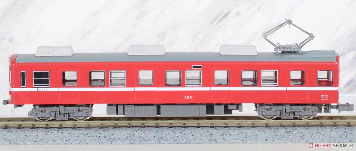 高松琴平電気鉄道 1200形 (情熱の赤い電車) 2両編成セット (動力付き) (2両セット) (塗装済み完成品) (鉄道模型) 商品画像1