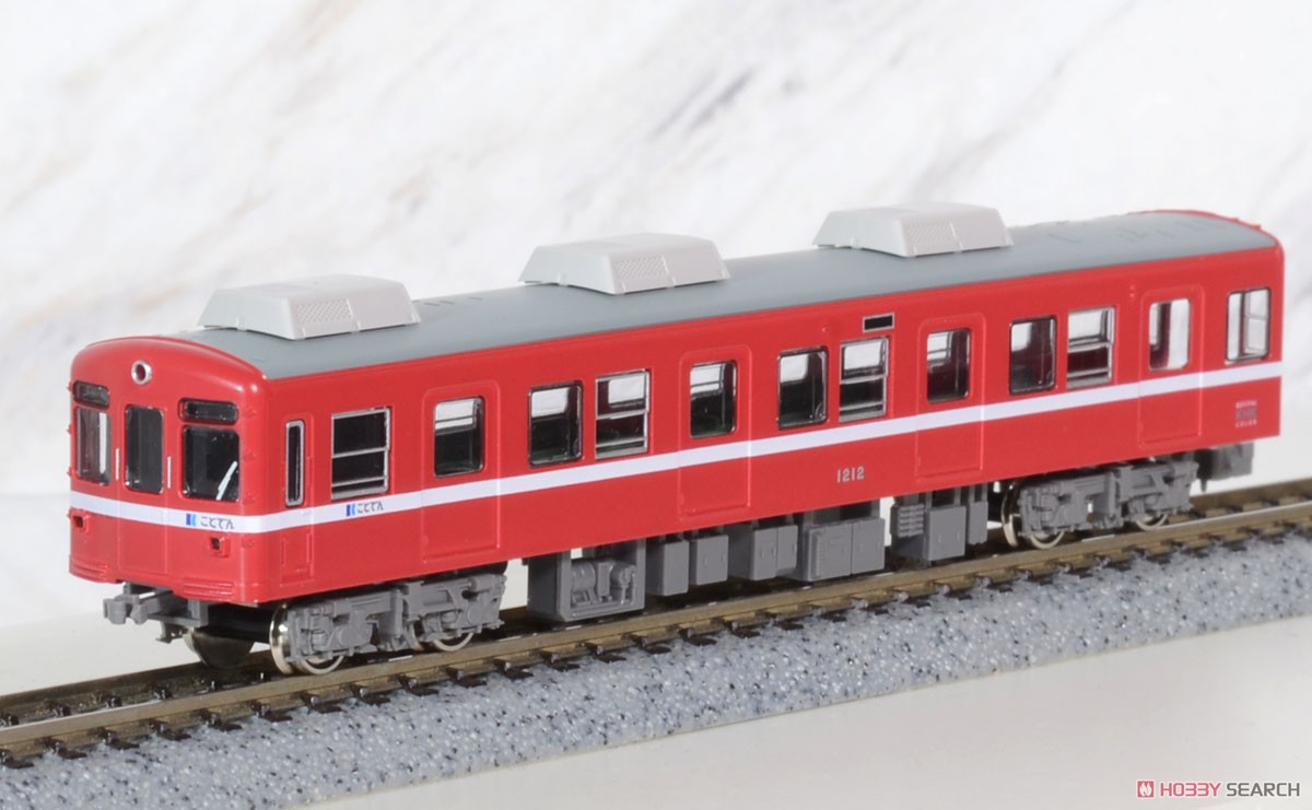 高松琴平電気鉄道 1200形 (情熱の赤い電車) 2両編成セット (動力付き) (2両セット) (塗装済み完成品) (鉄道模型) 商品画像6