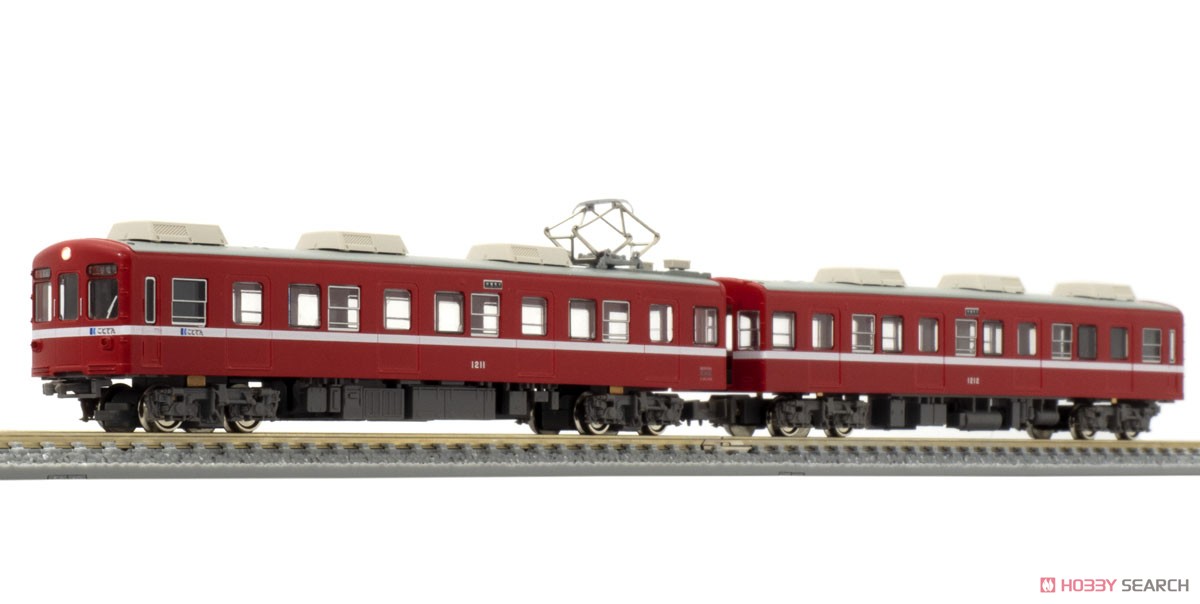 高松琴平電気鉄道 1200形 (情熱の赤い電車) 2両編成セット (動力付き) (2両セット) (塗装済み完成品) (鉄道模型) 商品画像7