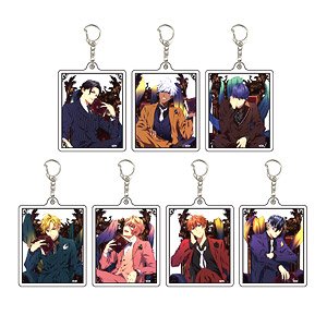 Acrylic Key Ring [Obey Me!] 02 Box (Especially Illustrated) (Set of 7) (Anime Toy)