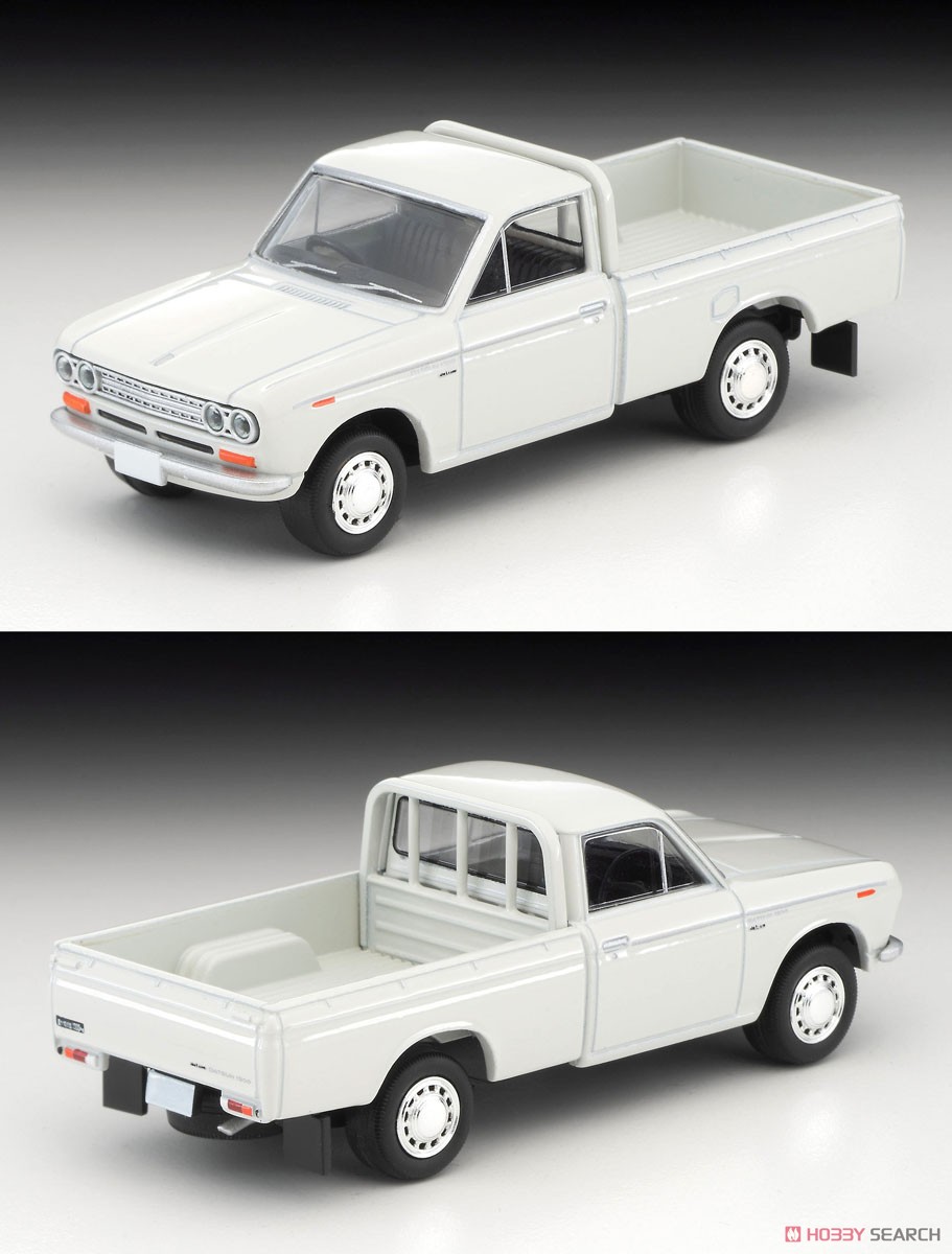 TLV-195c Datsun Truck 1300 Deluxe (White) w/Figure (Diecast Car) Item picture1