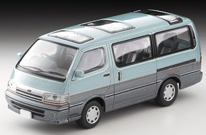 TLV-N208c Toyota Hiace Wagon Super Custom (Light Blue./Navy) (Diecast Car)