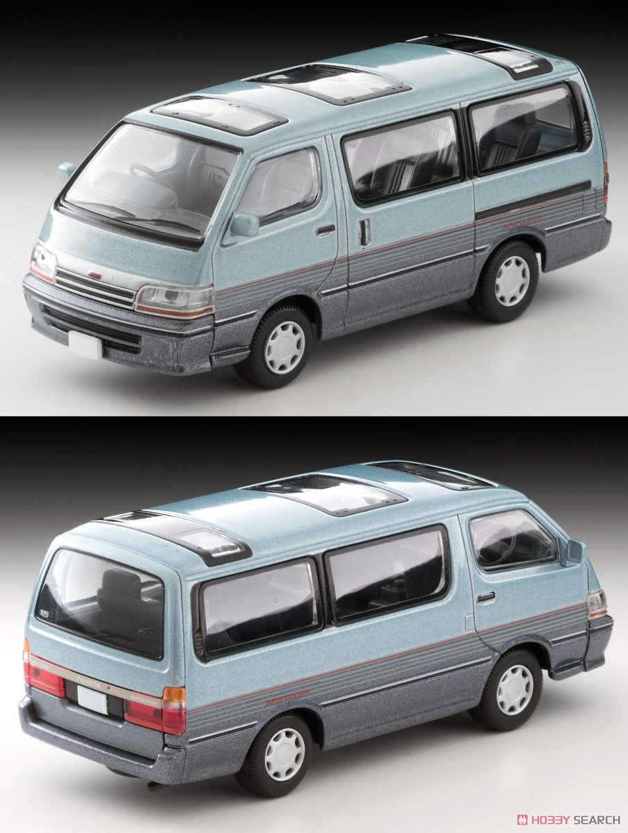 TLV-N208c Toyota Hiace Wagon Super Custom (Light Blue./Navy) (Diecast Car) Item picture1