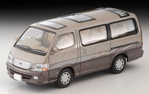 TLV-N216c Toyota Hiace Wagon Super Custom Limited (Beige/Brown) (Diecast Car)