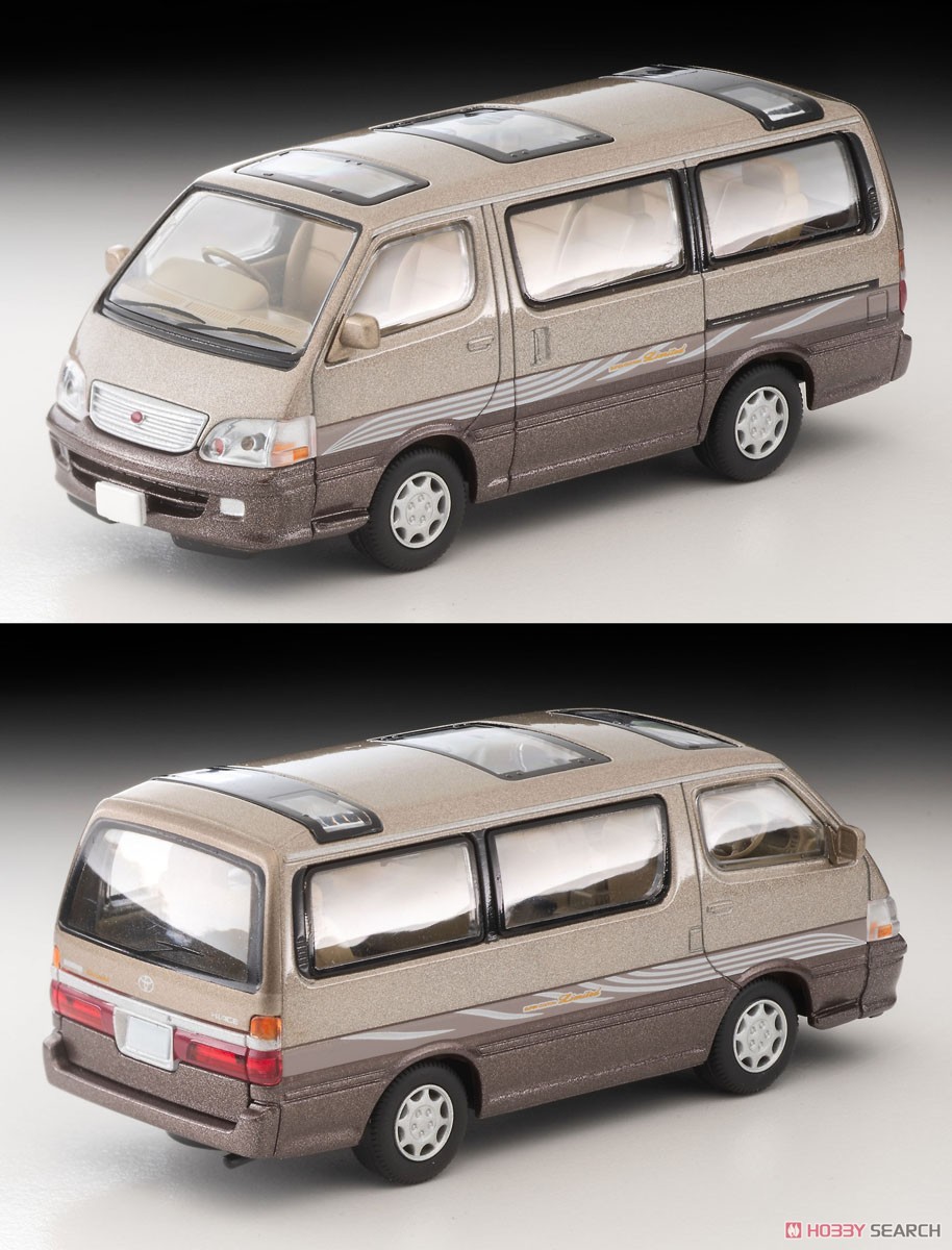 TLV-N216c トヨタ ハイエースワゴン スーパーカスタムリミテッド (ベージュ/茶) (ミニカー) 商品画像1