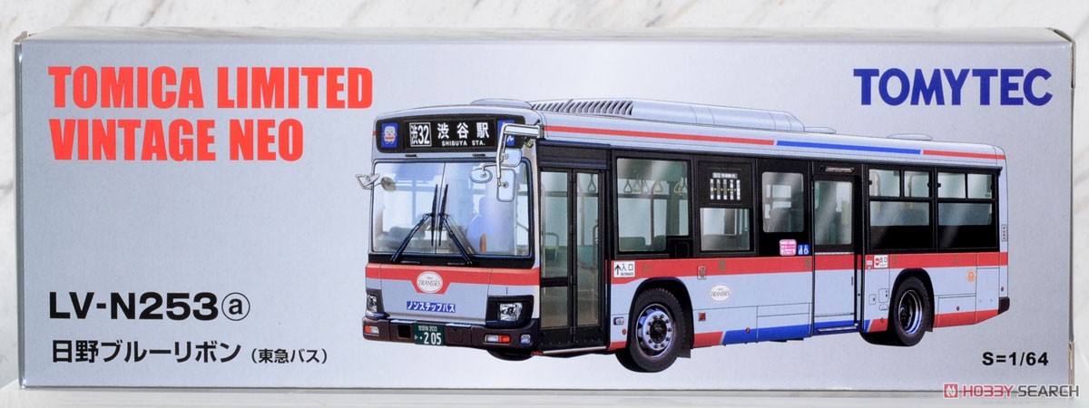 TLV-N253a Hino Blue Ribbon Tokyu Bus (Diecast Car) Package1