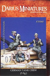 German Tank Crew (3 Figure) (Plastic model)