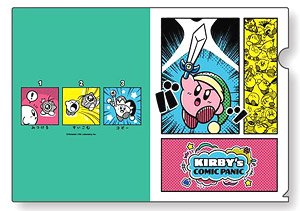 星のカービィ カービィのコミック・パニック クリアファイル (1)メイン (キャラクターグッズ)