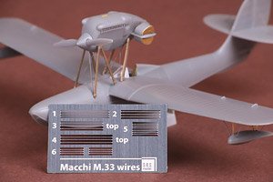 Macchi M 33 Rigging Wire Set (for SBS) (Plastic model)