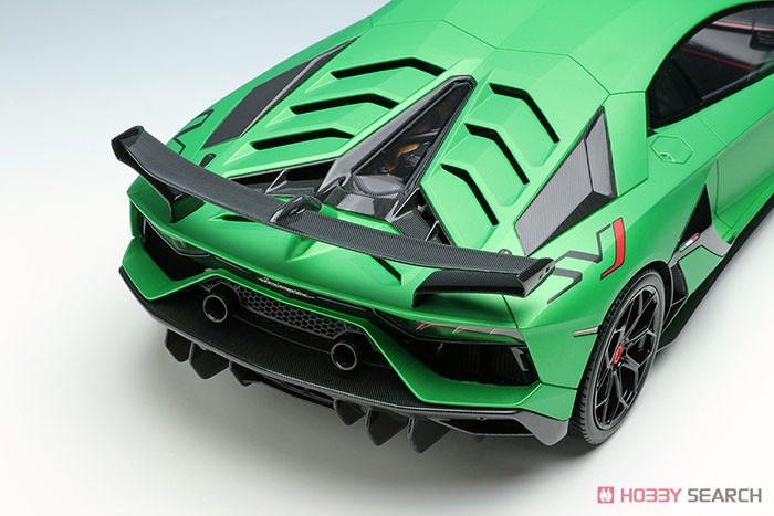 Lamborghini Aventador SVJ 2018 マットグリーンパール (ミニカー) 商品画像6