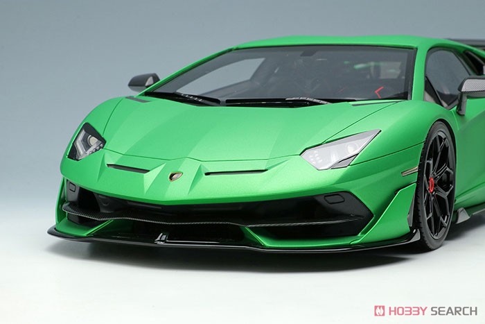 Lamborghini Aventador SVJ 2018 マットグリーンパール (ミニカー) 商品画像9