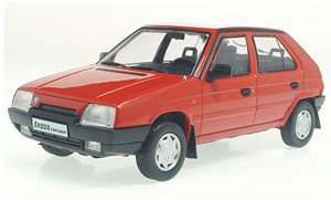 Skoda Favorit 1989 Red (Diecast Car)