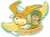 Digimon Adventure: Travel Sticker (7) Takeru Takaishi & Patamon (Anime Toy) Item picture1