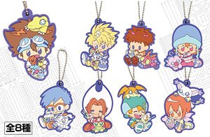 Digimon Adventure: Sweets Rubber Mascot Collection (Set of 8) (Anime Toy)
