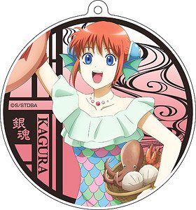 Gin Tama [Especially Illustrated] Acrylic Key Ring [Hyakki Yagyo Ver.] (3) Kagura (Anime Toy)