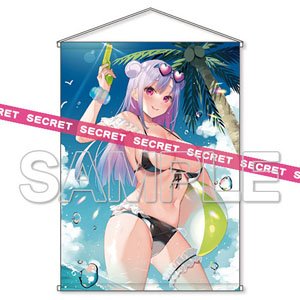 ベコ太郎描き下ろし リリちゃん夏の大胆水着X-RATEDタペストリー (キャラクターグッズ)