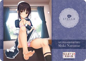 Character Universal Rubber Mat Cafe Stella to Shinigami no Chou [Natsume Shiki] Ver.3 (Anime Toy)