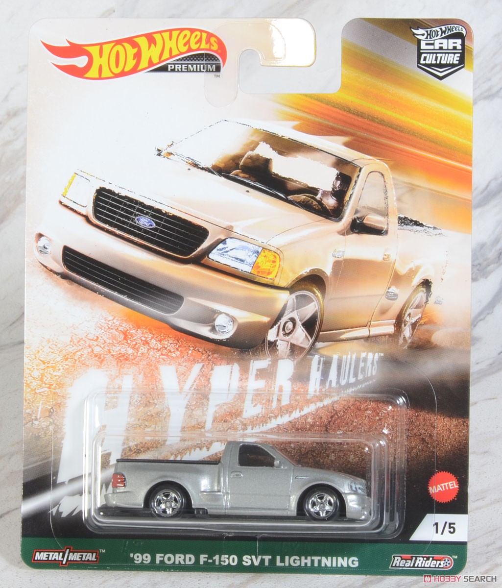 ホットウィール カーカルチャー ハイパー・ホーラーズ `99 フォード F150 SVTライトニング (玩具) パッケージ2