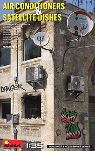 Air Conditioners & Satellite Dishes (Plastic model)