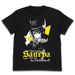 The Great Jahy Will Not Be Defeated! Saurva T-Shirt Black S (Anime Toy)