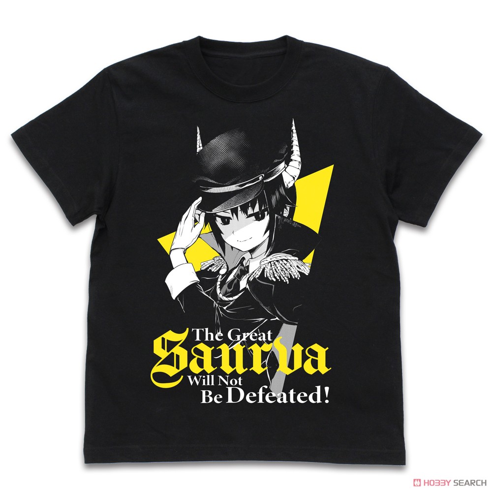The Great Jahy Will Not Be Defeated! Saurva T-Shirt Black L (Anime Toy) Item picture1