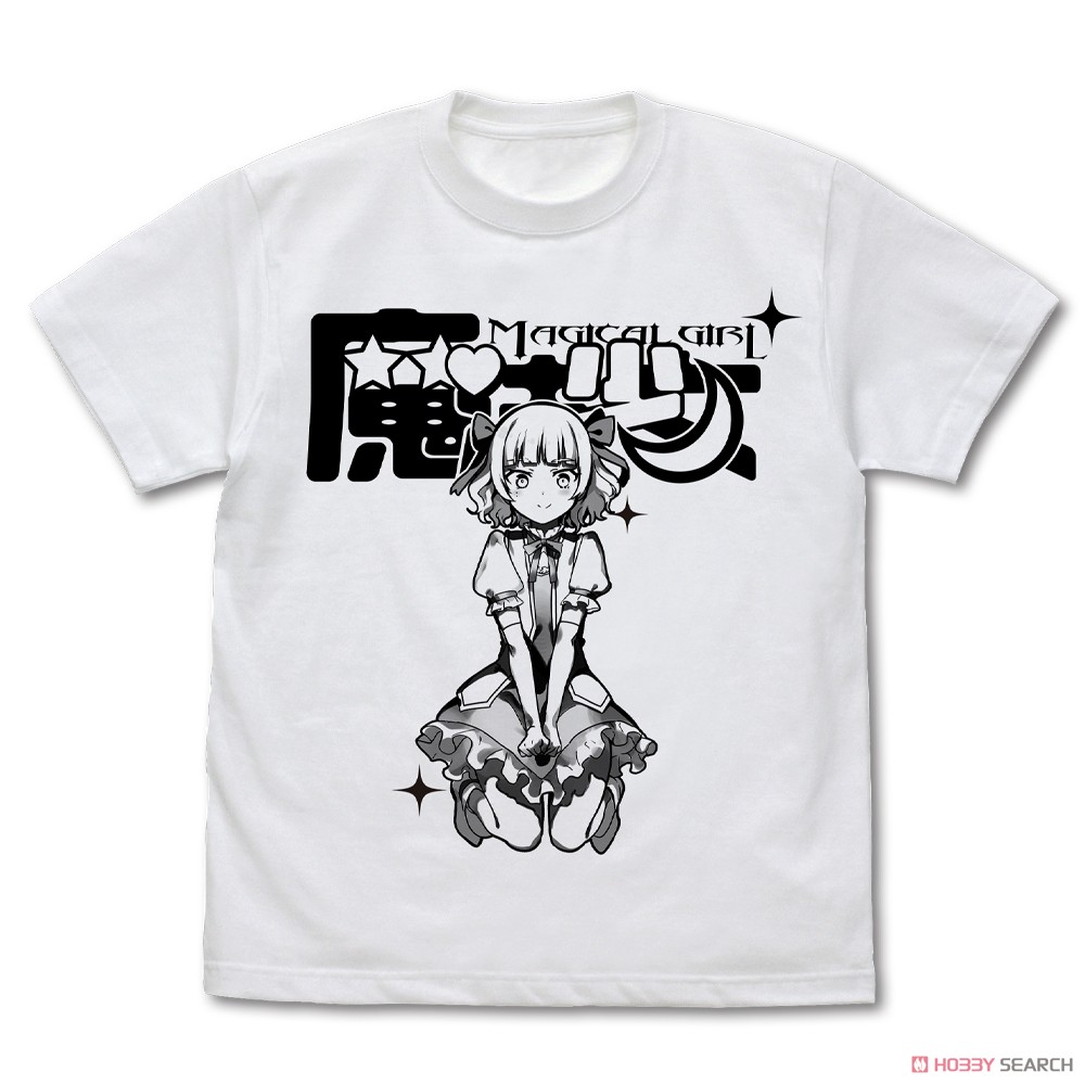 The Great Jahy Will Not Be Defeated! Magical Girl T-Shirt White L (Anime Toy) Item picture1