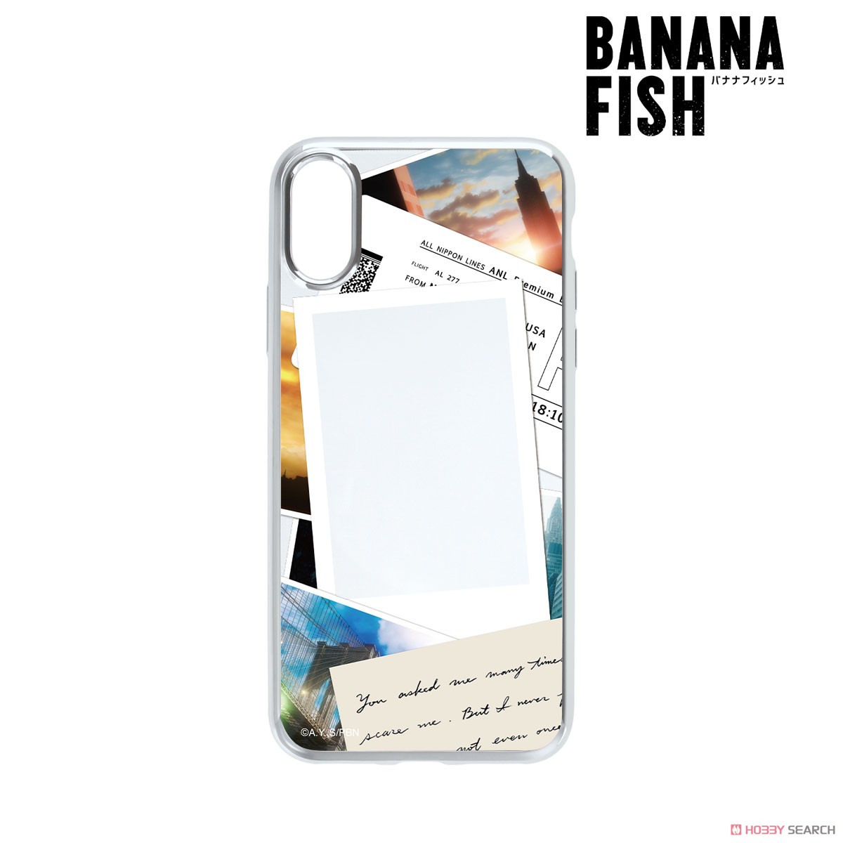 BANANA FISH フレームデザインiPhoneケース (対象機種/iPhone X/XS) (キャラクターグッズ) 商品画像1