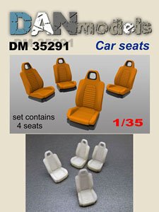 Car Seats (4 Pieces) (Plastic model)