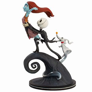 Q-Fig Elite/ NBC The Nightmare Before Christmas: Jack, I`m Flying Sally & Jack Skellington & Zero PVC Figure (Completed)