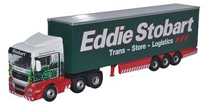 (OO) MAN TGX XLX カーテンサイド トラック Eddie Stobart (鉄道模型)