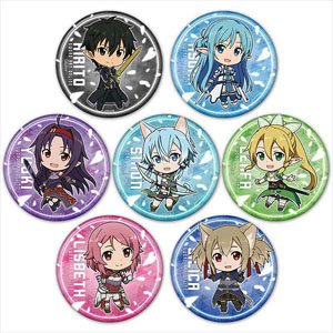 Sword Art Online II Trading Can Badge Vol.2 (Set of 7) (Anime Toy)