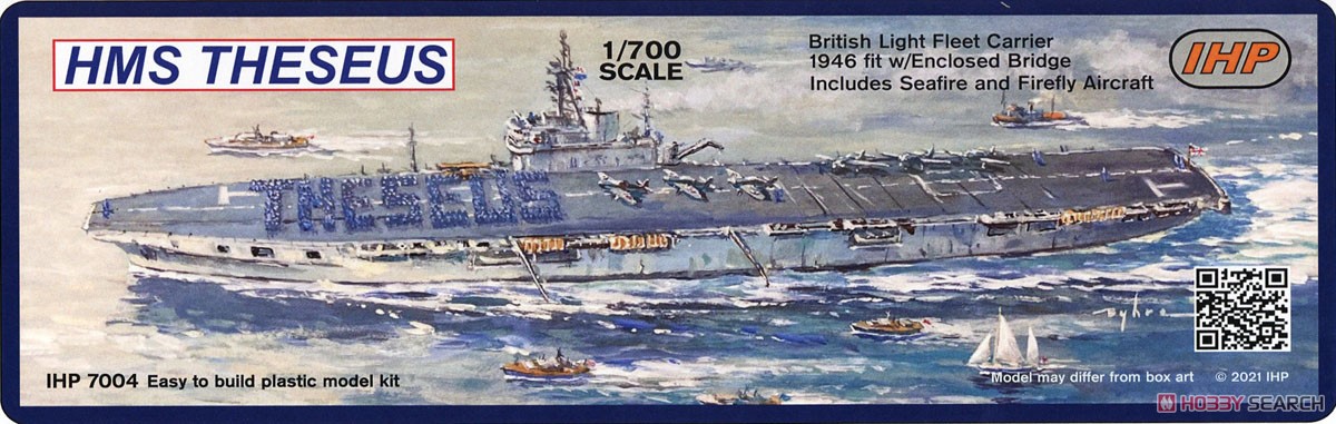 イギリス海軍 空母 HMS シーシュース 1946年 (プラモデル) パッケージ1