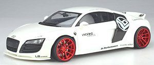 アウディ R8 by LB★WORKS (ホワイト) (ミニカー)