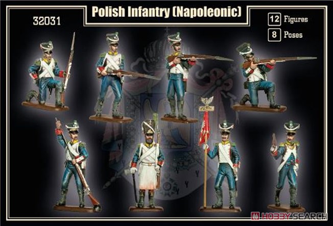 ポーランド歩兵 「ナポレオン戦争」 (12体/8ポーズ) (プラモデル) その他の画像1