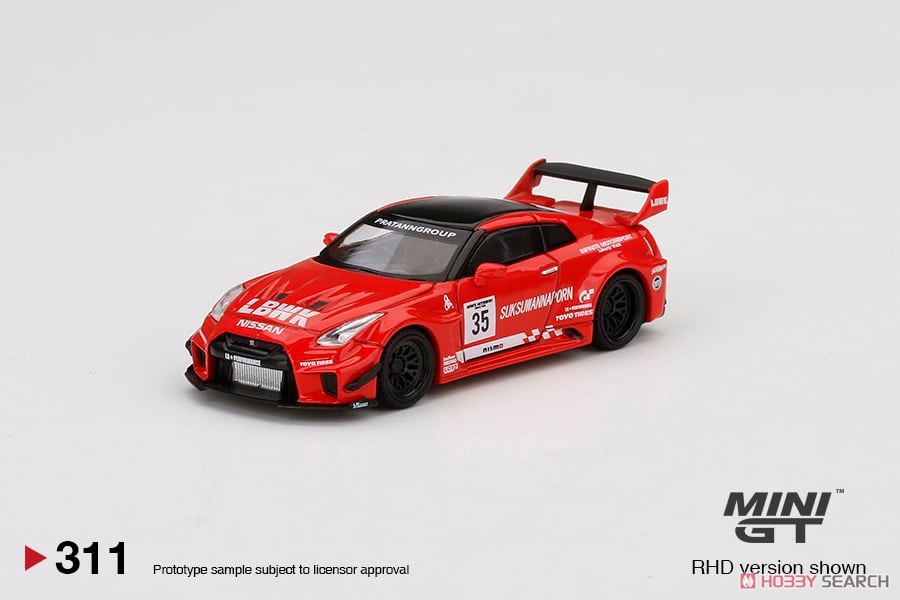 LB-Silhouette WORKS GT Nissan 35GT-RR バージョン1 LBWK (右ハンドル) (ミニカー) 商品画像1