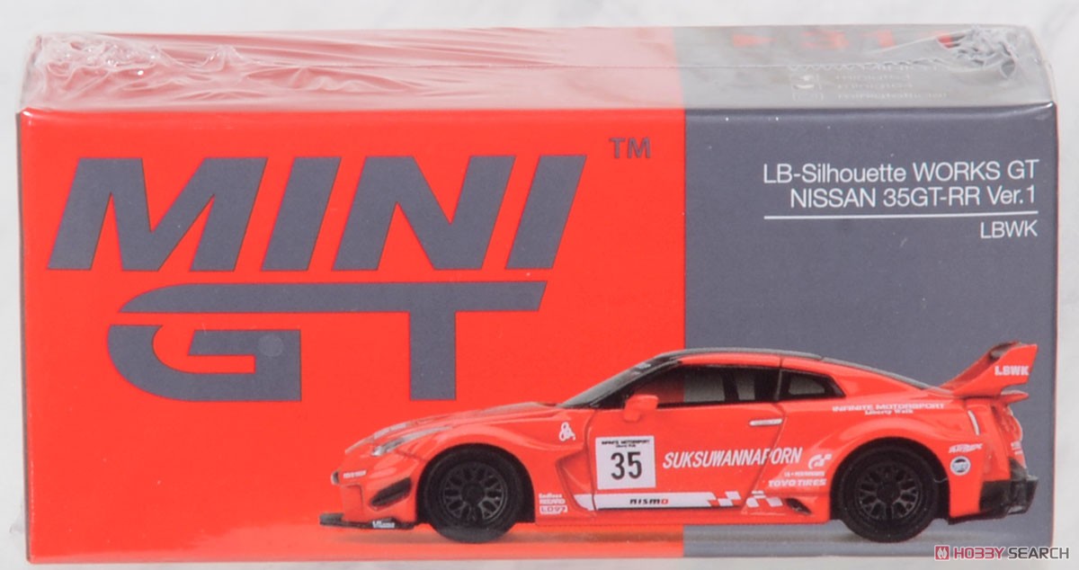 LB-Silhouette WORKS GT Nissan 35GT-RR バージョン1 LBWK (右ハンドル) (ミニカー) パッケージ1