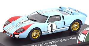 Ford GT40 MKII 2nd 24h Le Mans 1966, Miles/Hulme (Diecast Car)