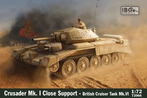 Crusader Mk.I Close Support British Cruiser Tank Mk.VI (Plastic model)