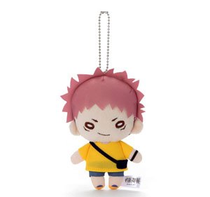 Nitotan Jujutsu Kaisen Ending Casual Wear Plush w/Ball Chain Yuji Itadori (Anime Toy)