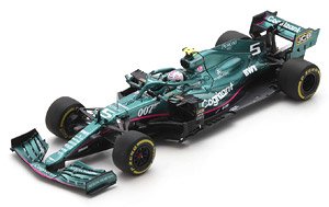 Aston Martin AMR21 No.5 Aston Martin Cognizant F1 Team Italian GP 2021 Sebastian Vettel (Diecast Car)