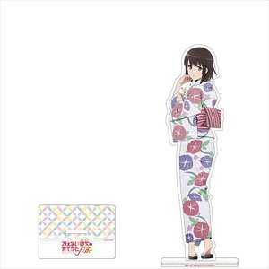 [Saekano: How to Raise a Boring Girlfriend Fine] [Especially Illustrated] Big Acrylic Stand (Megumi / Yukata) (Anime Toy)