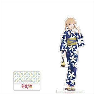 [Saekano: How to Raise a Boring Girlfriend Fine] [Especially Illustrated] Big Acrylic Stand (Eriri / Yukata) (Anime Toy)