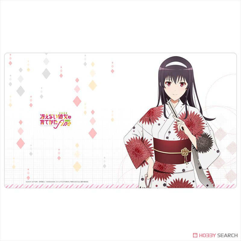 [Saekano: How to Raise a Boring Girlfriend Fine] [Especially Illustrated] Rubber Mat (Utaha / Yukata) (Card Supplies) Item picture1